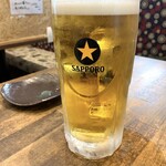 神鶏 - 生ビール　漢気ジョッキ
