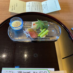 皆美館 - 前菜　メイン和牛なのにここにもローストビーフ…