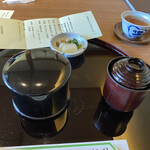 皆美館 - 食事　仁多米こしひかり　小吸物