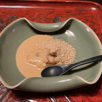 萬翠楼 福住 - この宿の名物の胡麻豆腐