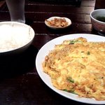台湾料理　五味香 - シラス玉子焼き定食