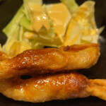 Ramen mifuku - 鶏皮餃子