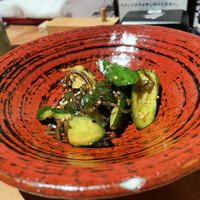 炭焼 うな富士 有楽町店 - きゅうりの漬物