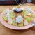 自家焙煎珈琲豆屋 珈琲まつり - 料理写真:お桃様とシャインマスカットとプリン ￥1880