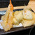天ぷらとワイン 小島 - 特選天定食（海老2尾、穴子、かしわ、ハモ（旬魚）、半熟玉子（追加））