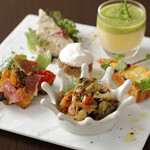 ラトリエ - 前菜６種盛合わせ