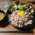 G's Kitchen - ステーキ丼デラックス¥980-