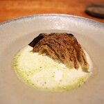 Restaurant Koke - ローストしたキャベツ、ホエーソース。