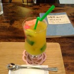 喫茶 あじさい - あじさいポンチゼリー。