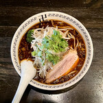 スパイス・ラー麺 卍力 - 〈2021年8月再訪・79回目〉スパイスもやしラーメン 980円・大蒜 50円