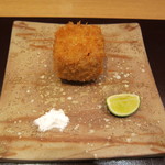 神保町 傳 - 松茸のクリームコロッケ