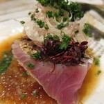 神保町 傳 - カツオの玉ねぎポン酢