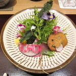 神保町 傳 - サラダに名前が♪