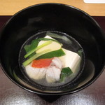 神保町 傳 - 金目鯛のお澄まし