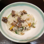 神保町 傳 - 鴨と根菜のご飯