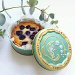 はがゆうおやつ工房 - スズラン缶入りクリームチーズ入りブルーベリータルト