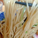 きく屋 - 細ストレート麺は硬めオーダーで正解でやした❗️