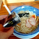 きく屋 - 煮干スープにホワイトペッパーが合いやすな‼️