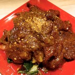 めだかタンタン - 牛肉の辛味炒め