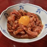 味楽苑 - 和牛炙りユッケ 1650円
      奥州牛サーロイン