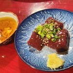 味楽苑 - 和牛上レバー ハーフ 605円