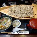 天竜そば ニュー藤屋 - 鴨せいろそば大盛り