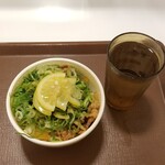 すき家 - ねぎ塩レモン牛丼（ミニ）