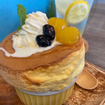 カフェカモット - コレは別途料金で黒豆&栗にしてます