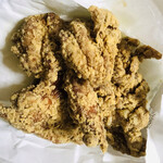 からあげ屋 帰蝶 - 料理写真:若鶏唐揚げ(ニンニク醤油)＝５００円
※モモ身肉１枚分