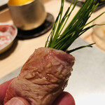 寿司栄 - ネギマ