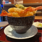 Wain To Tempura Maru Shou - えびマウン天丼 1500円