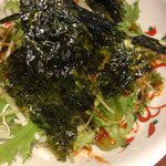 餃子の座 - 韓国海苔サラダ
