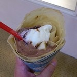 ディッパーダン - 料理写真:ジェラートインショコラバナナ