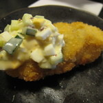 麦酒庵 - 牡蠣フライwhithタルタルソース