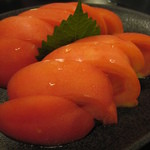 麦酒庵 - 冷やしトマト