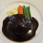 西洋料理 三笠會館 - 黒毛和牛のハンバーグ