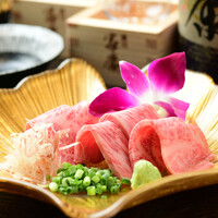 霜降り和牛の刺身