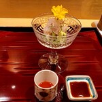 銀座 しのはら - 鱧のお造り