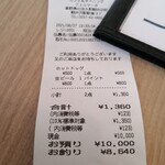 카페&다이닝 페루마타 - 영수증