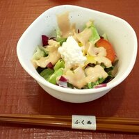 天ぷらふく西 禅と匠 - サラダ（24回目）（2021.8）