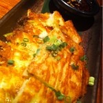 炭火焼肉 燈花 - 海鮮チヂミ、嫁のマスト。美味しい頂きましたー‼