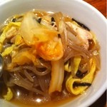 炭火焼肉 燈花 - 締めは冷麺。盛岡のアレよりも美味かったー。