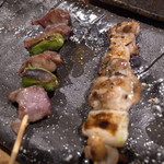 焼鳥・元気 - ずり、ねぎま