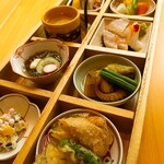 日本料理 倉敷おがわ - メインの10品、どーん！！と(≧∀≦)