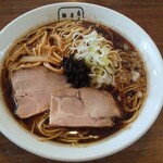 麺屋 翔 - 東仙台ブラックラーメン大盛細麺 700円