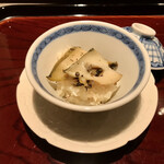 ななにん - 唐津蒸し鮑と噴火湾毛蟹のリゾット