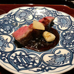 ななにん - 宮崎牛 33ヶ月 ジャクソングレープフルーツ、舞美人のソース