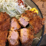 豚珍館 - とんかつ定食 タテヨコで 980円