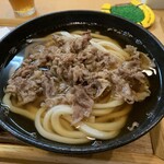 フランケル - 肉うどん（ひやあつ）