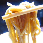 Kicchin Hapinesu - カツそば　７５０円（税込）の蕎麦のアップ【２０２１年８月】